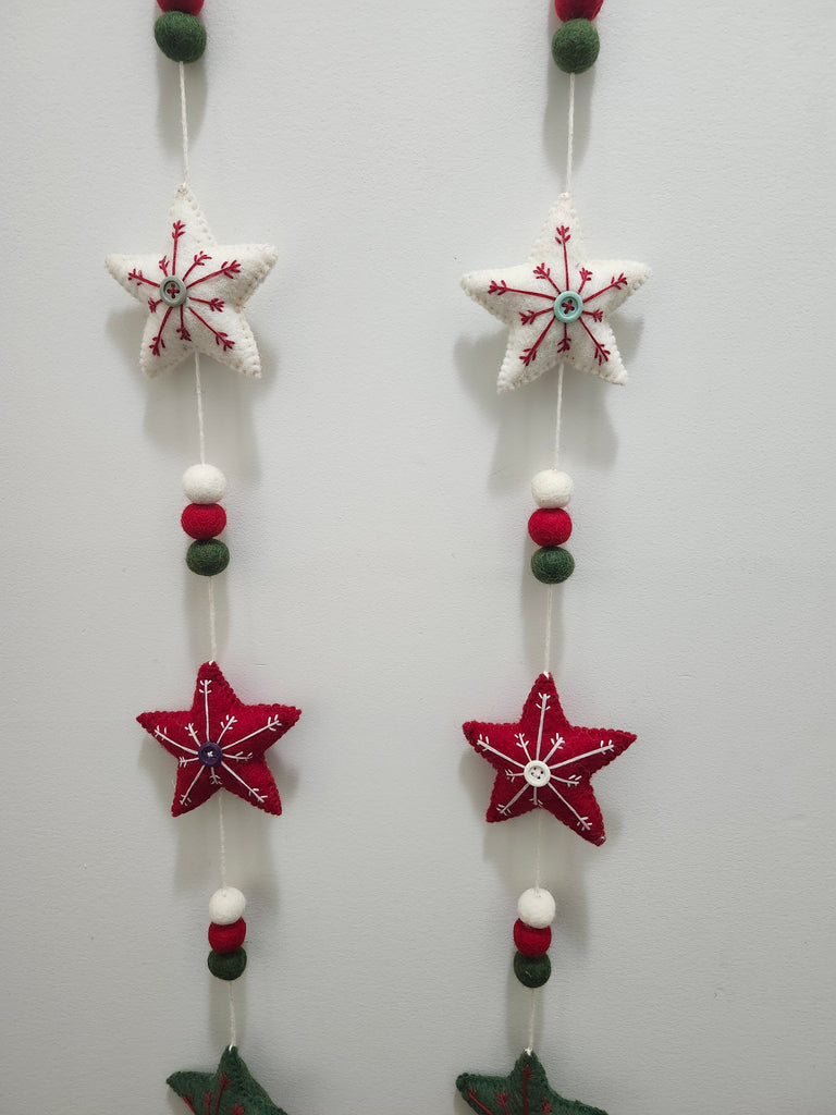 Felt Star Garland