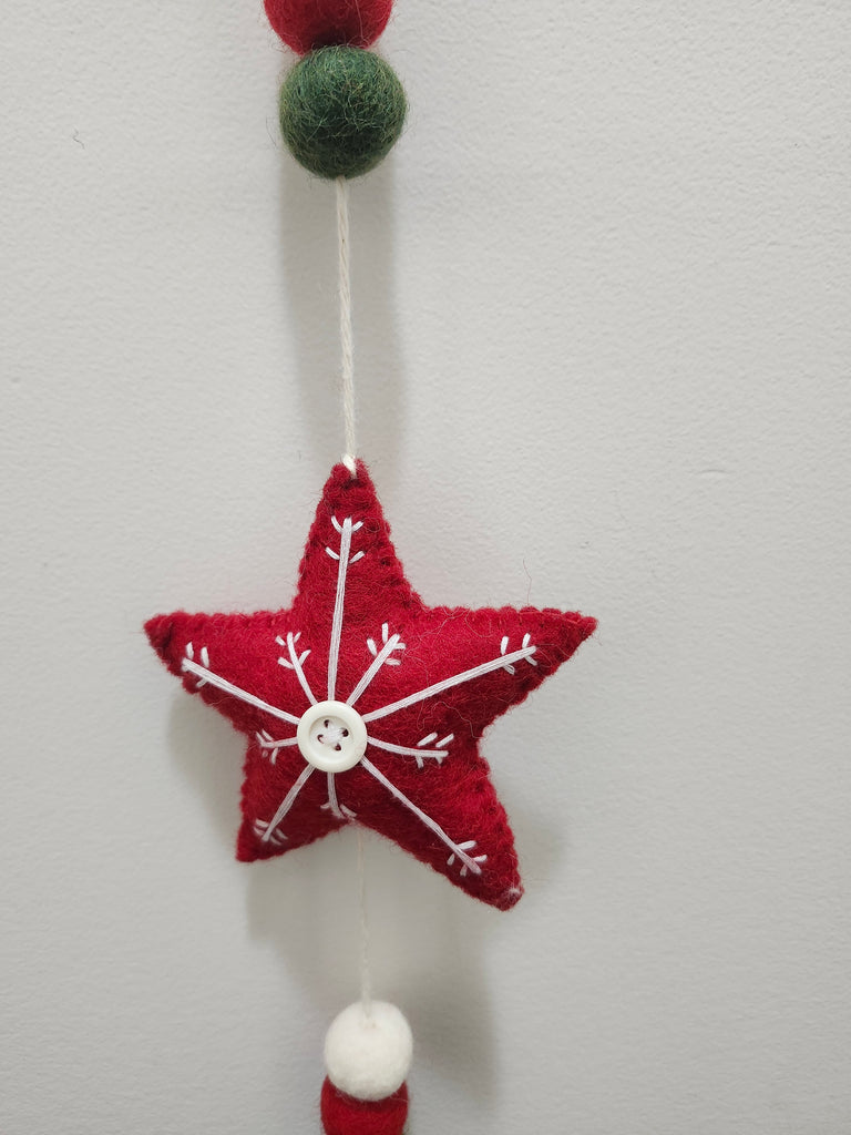 Felt Star Garland